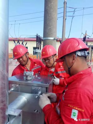 献礼党的生日 东北管道公司圆满完成丹东站变电所66kV隔离开关更新工程